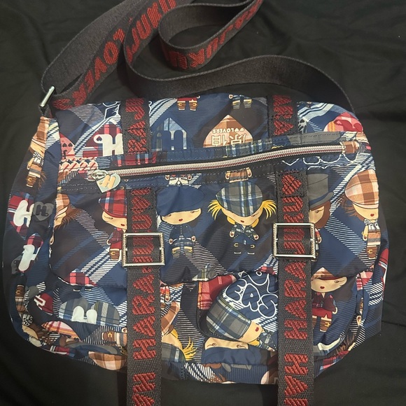 Harajuku Lovers Handbags - Rare Vintage 🤩 Harajuku Lovers Crossbody Bag - Blue and Red - Like New